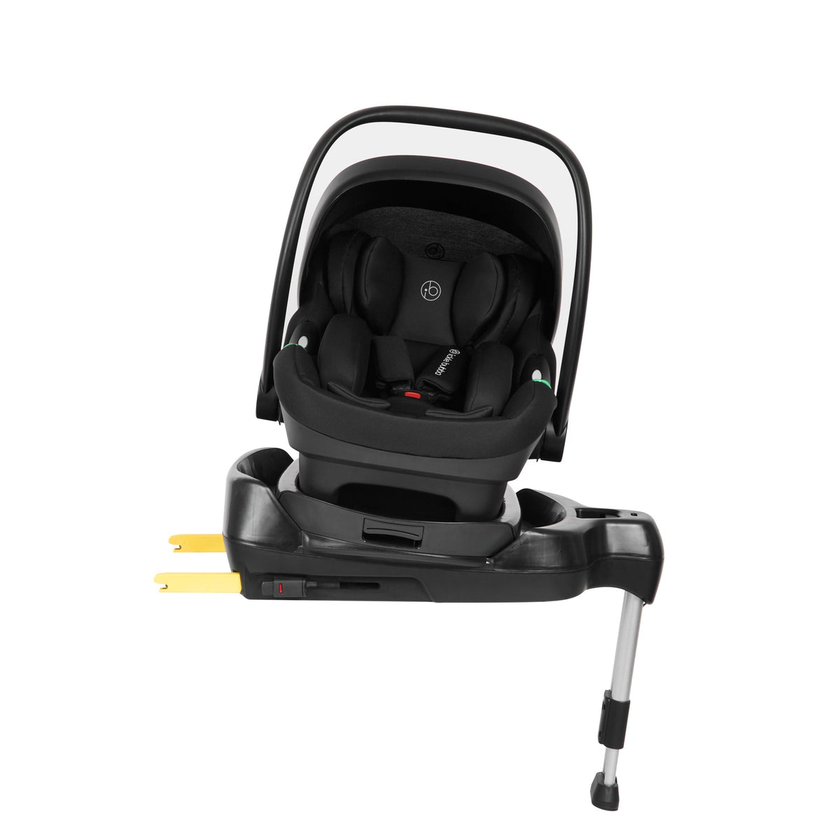 Ickle Bubba Altair Twin 17 Piece Travel System with i-Size Nimbus 180° Spin Car Seats & ISOFIX Bases - Black