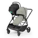 Ickle Bubba Altair Twin 17 Piece Travel System with i-Size Nimbus 180° Spin Car Seats & ISOFIX Bases - Laurel Green