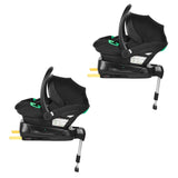 Ickle Bubba Altair Twin 17 Piece Travel System with i-Size Nimbus 180° Spin Car Seats & ISOFIX Bases - Mink
