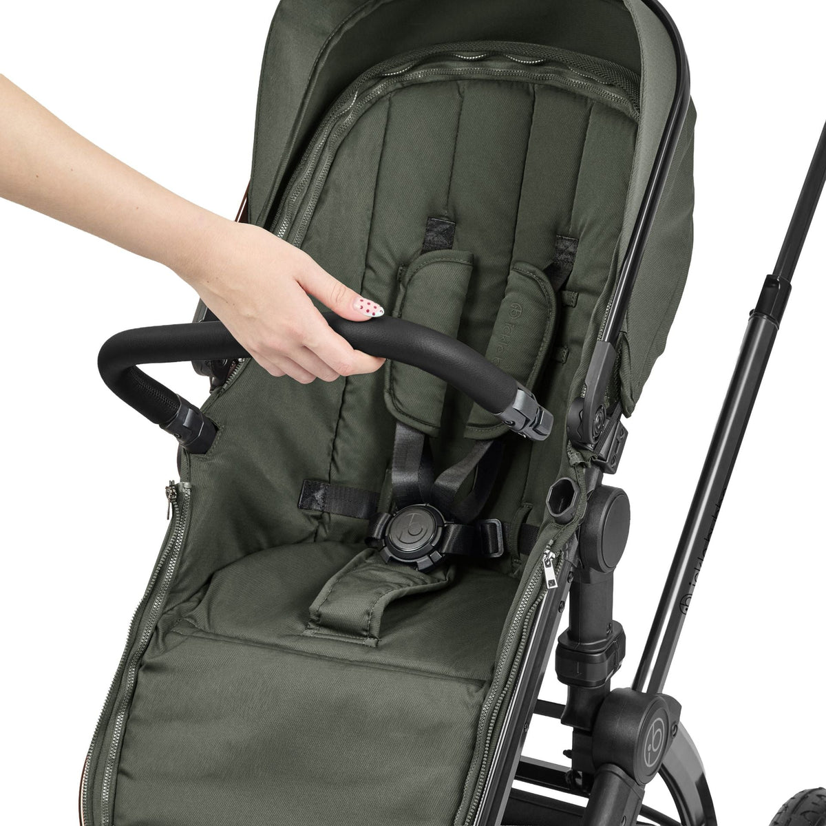 Ickle Bubba Stomp Luxe Elements Edition 15 Piece Travel System with Nimbus - Forest