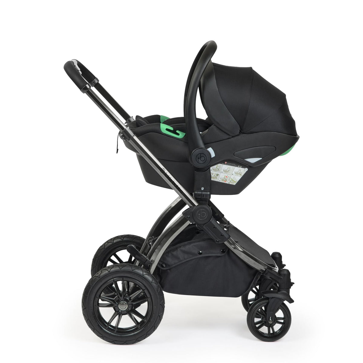 Ickle Bubba Stomp Luxe Elements Edition 15 Piece Travel System with Nimbus - Forest