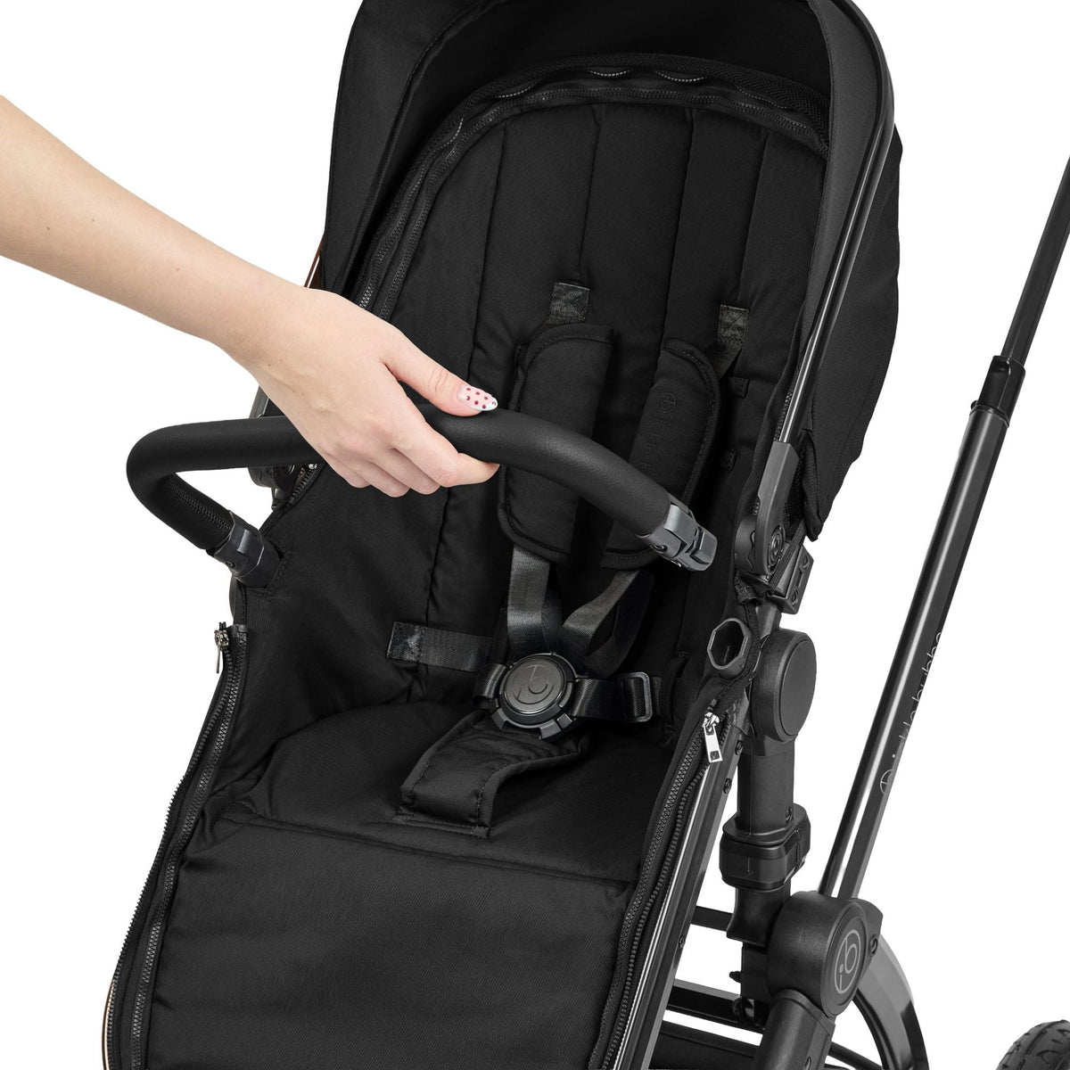 Ickle Bubba Stomp Luxe Elements Edition 15 Piece Travel System with Nimbus- Raven