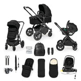 Ickle Bubba Stomp Luxe Elements Edition 15 Piece Travel System with Nimbus- Raven