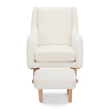 Babymore Ida Nursing Chair with Stool - Bouclé