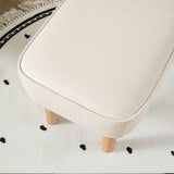 Babymore Ida Nursing Chair with Stool - Ivory