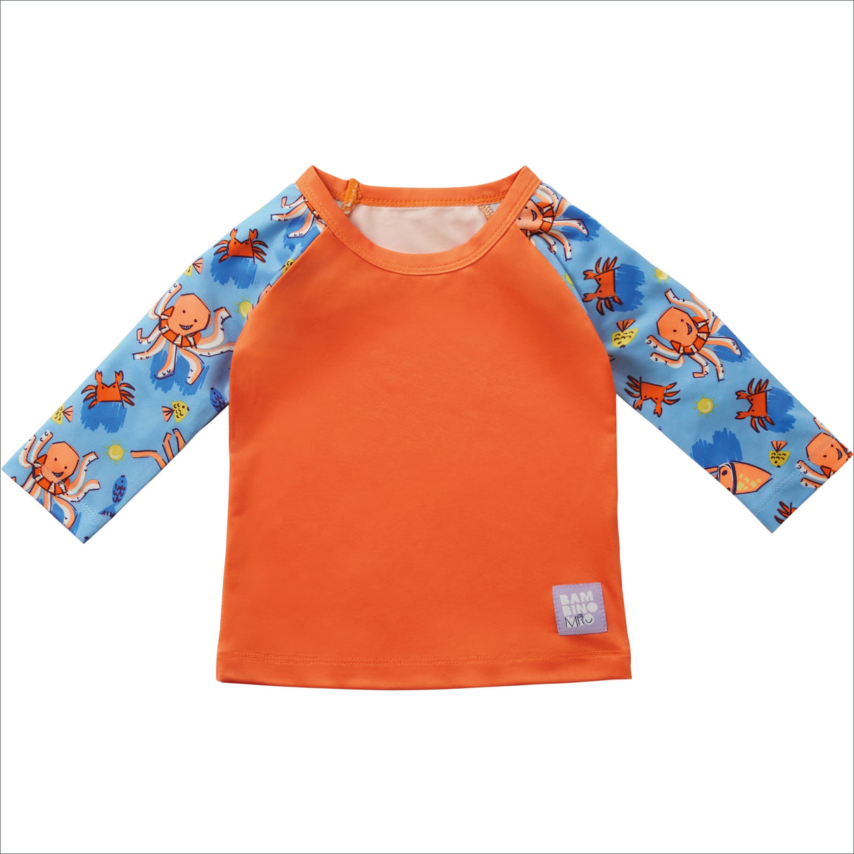 UPF 40+ Soft and Gentle Protective Swim Rash Vest in Wave Patrol