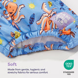 Reusable Swim Nappy in Cool Citrus