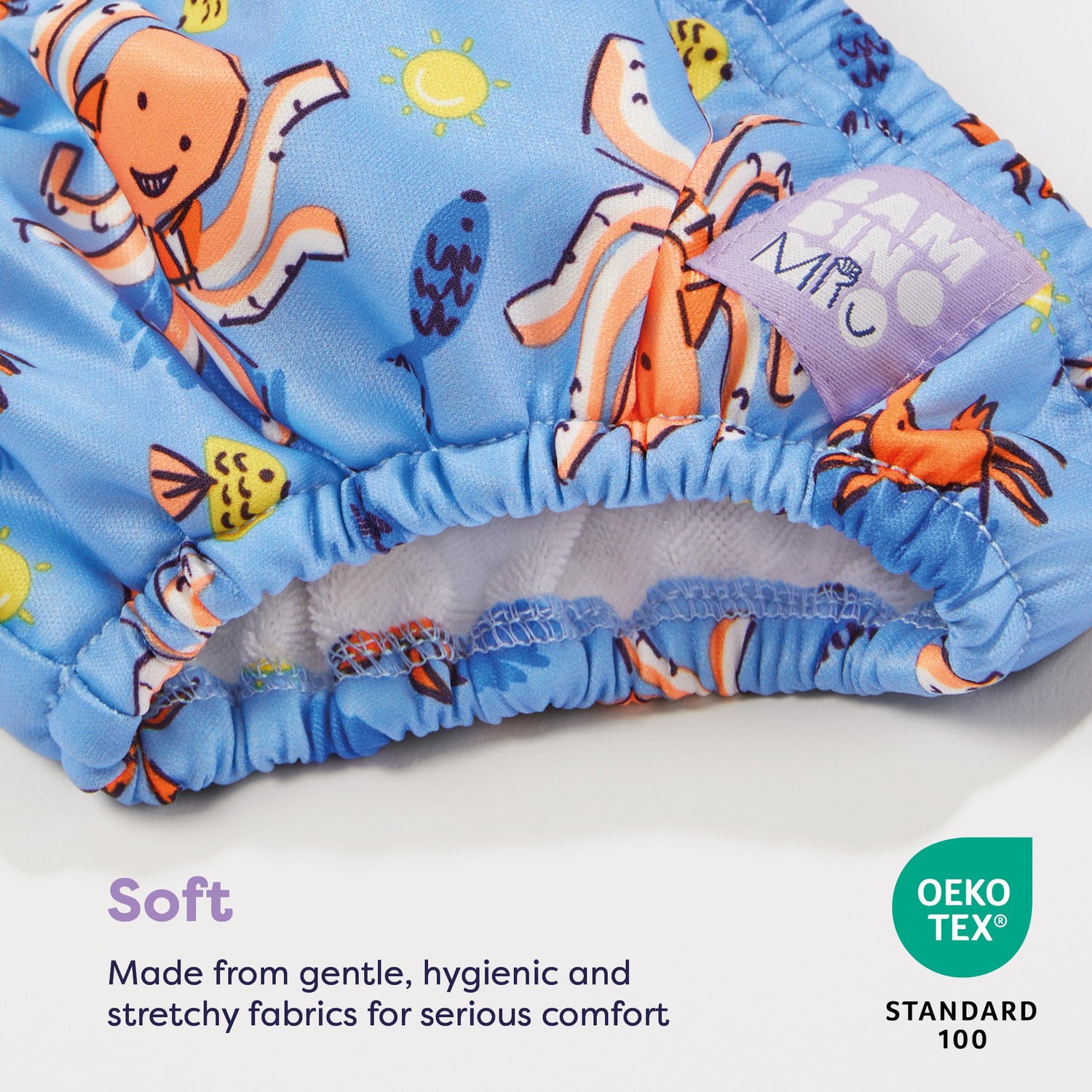 Reusable Swim Nappy in Mellow Melon