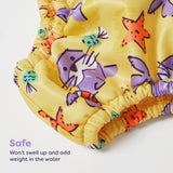 Reusable Swim Nappy in Cool Citrus