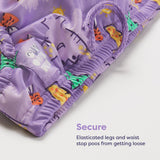 Reusable Swim Nappy in Cool Citrus