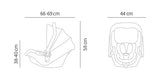 Jane Koos i-Size R1 Baby Car Seat 40 to 83cm, 0-18 Months