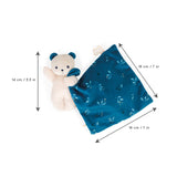 Kaloo Carre Douceur Doudou Bear Night-Owl 17cm