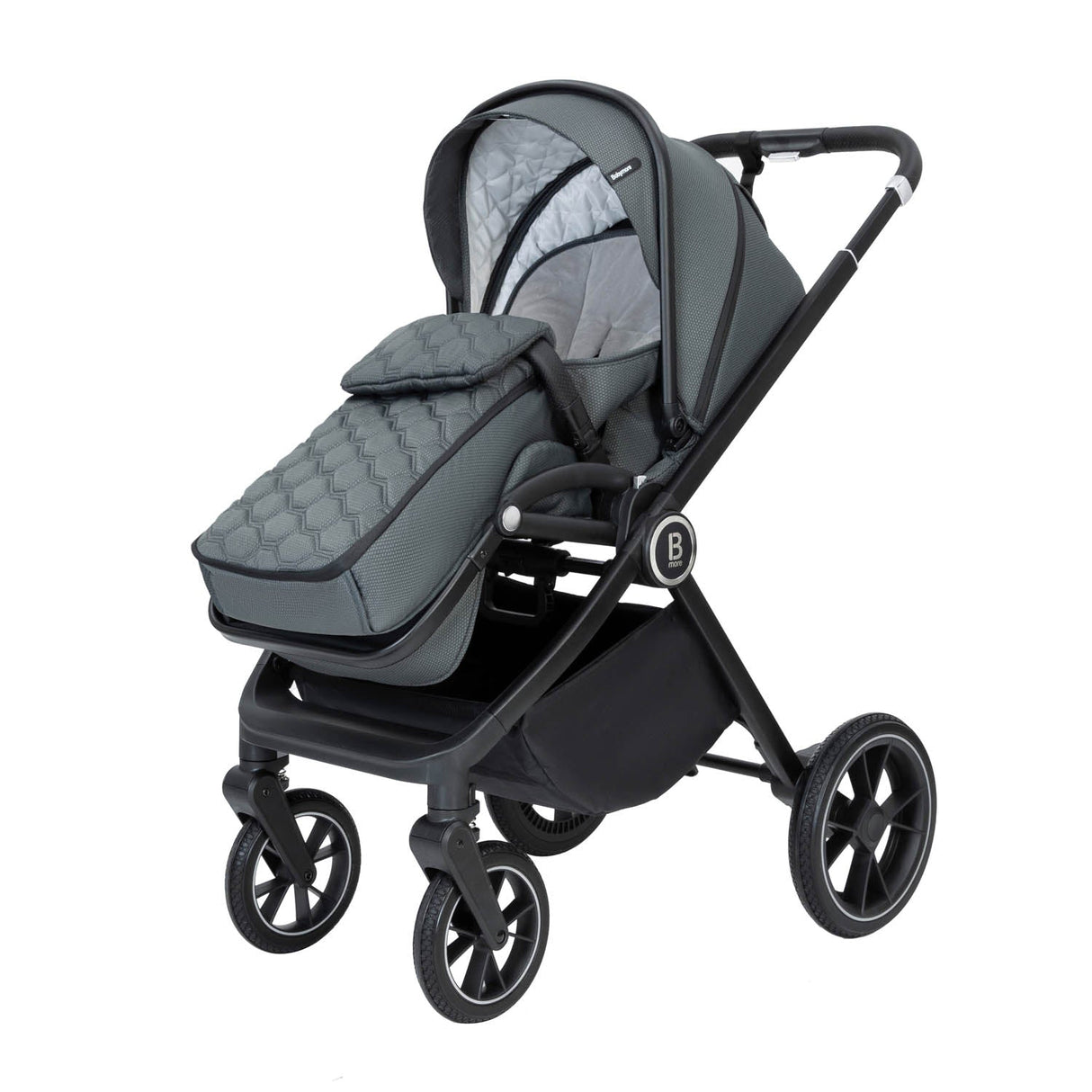 Babymore Kai Pram & Pushchair - Forest Grey
