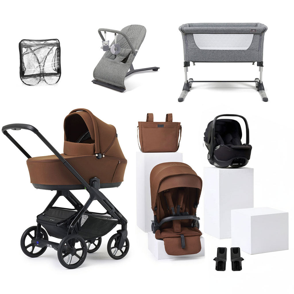 Jane Keep Trio Kombibaby 360 Lie-Flat Car Seat Travel System + Nursery Bundle