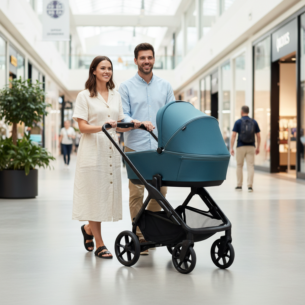Jane Keep Pushchair + Kombibaby Lie-Flat 360 Car Seat Travel System
