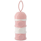 Kikka Boo Milk Formula Triple Stacking Portable Dispenser Pink