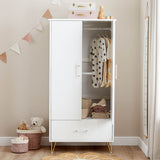 Babymore Kimi Nursery Wardrobe - Acrylic
