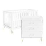 Babymore Kimi XL Acrylic 2 Piece Nursery Room Set