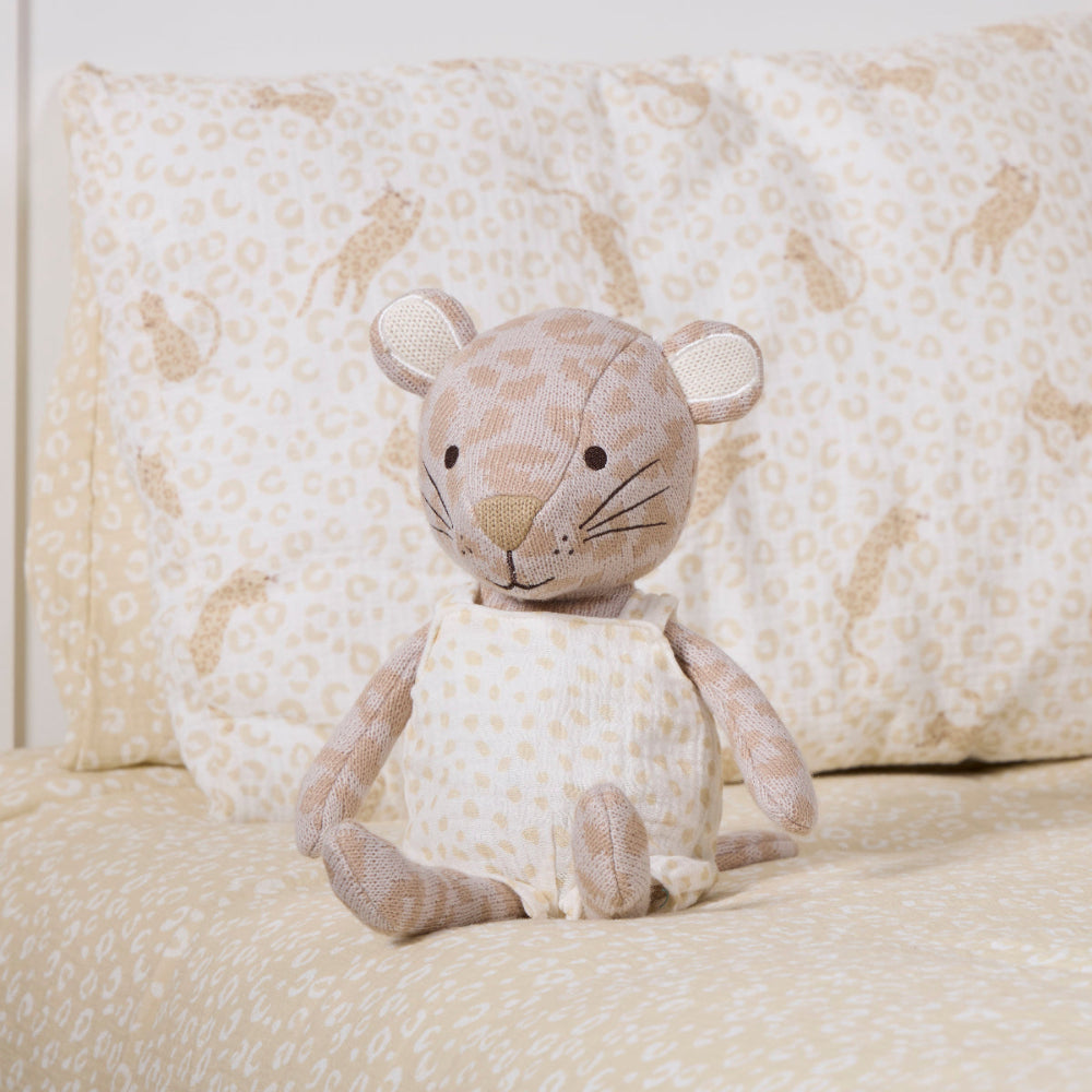 Tutti Bambini Knitted Toy - Larry Leopard - Larry Leopard