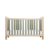 Tutti Bambini Kuba Cot Bed - Pickled Oak / Sage Weave
