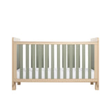Tutti Bambini Kuba Cot Bed - Golden Oak/Sage Weave