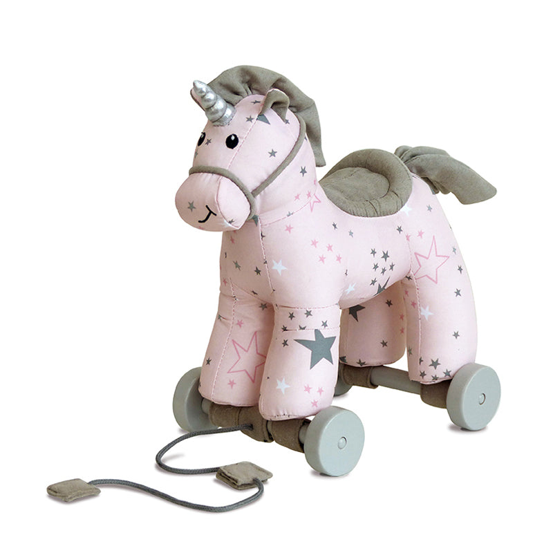 Little Bird Told Me Celeste Unicorn Pull Along