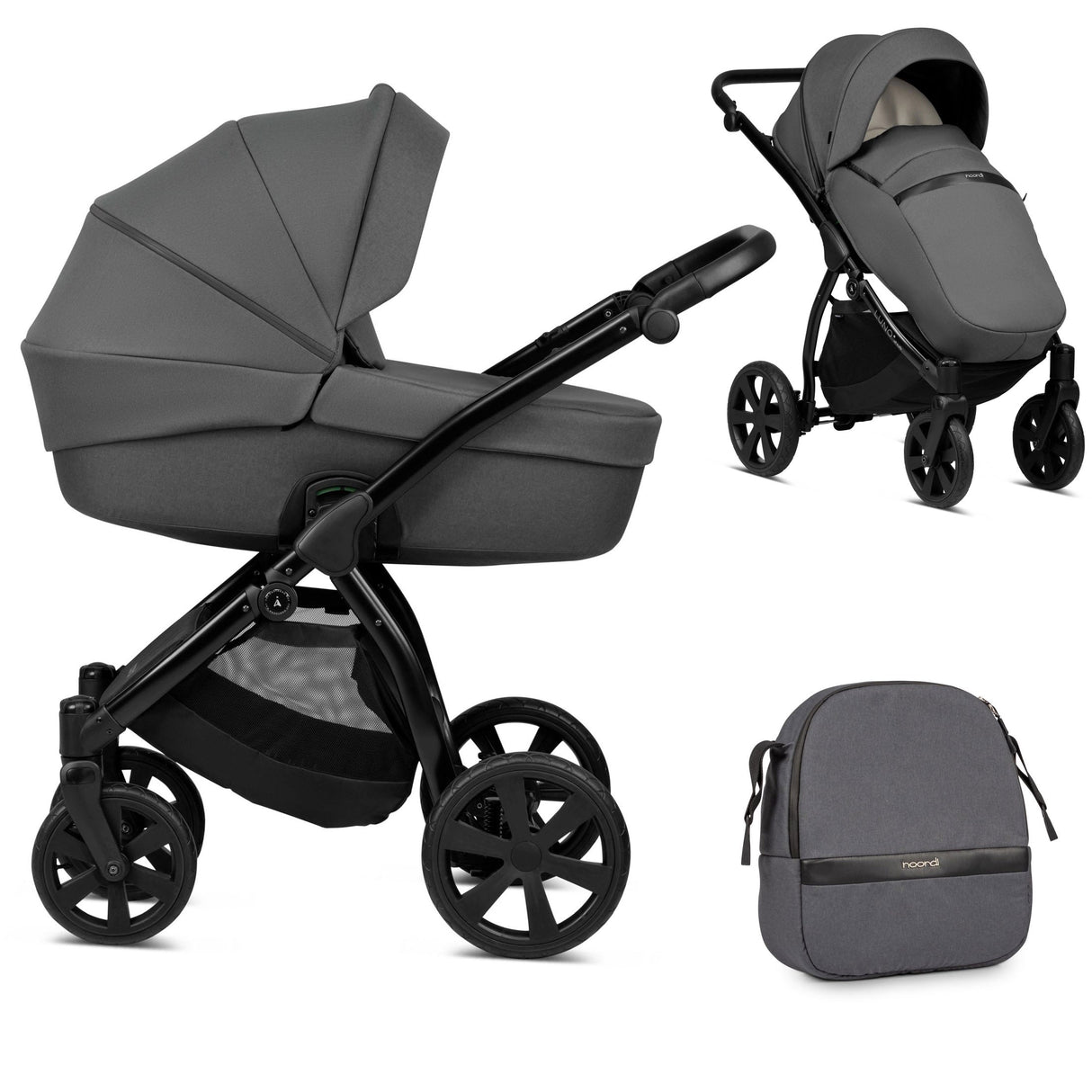 Noordi Luno All Trails 3in1 with Joie i-Snug2 Car Seat
