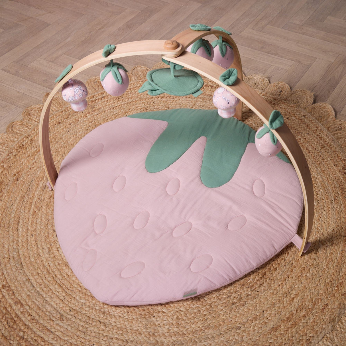Tutti Bambini Luxury Wood & Muslin Playgym - Tiny Tails