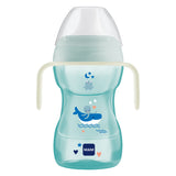 MAM Fun To Drink Cup & Glow with Handles Blue 270ml