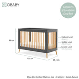 Obaby Maya Mini 3 Piece Room Set - Slate