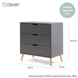 Obaby Maya 2 Piece Room Set - Slate
