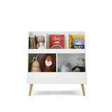 Obaby Maya Bookcase/Toy Storage - White With Natural