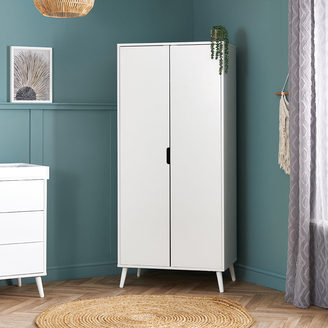 Obaby Maya 3 Piece room Set - Nordic White