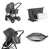 Babymore Memore V2 Pram & Pushchair - Black