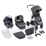 Babymore Memore V2 Travel System + Coco Car Seat - Chrome