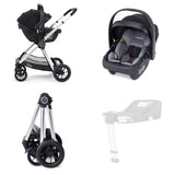 Babymore Memore V2 Travel System + Coco Car Seat - Chrome