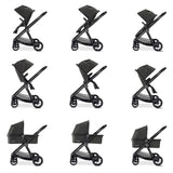 Babymore Memore V2 Travel System + Coco Car Seat & Base - Black