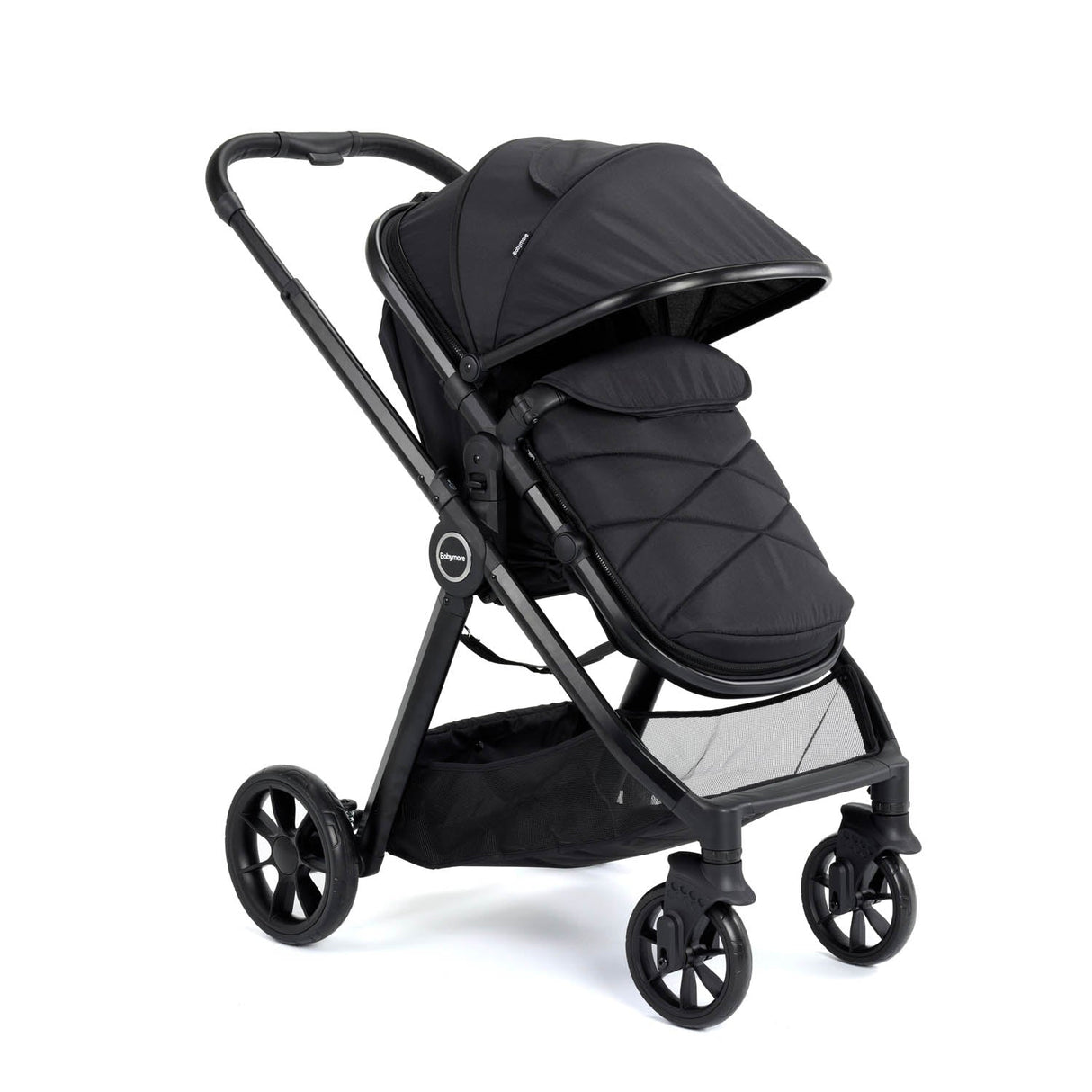 Babymore Mimi Pram & Pushchair - Black