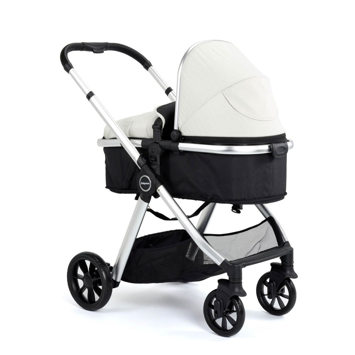 Babymore Mimi Pram & Pushchair - Silver