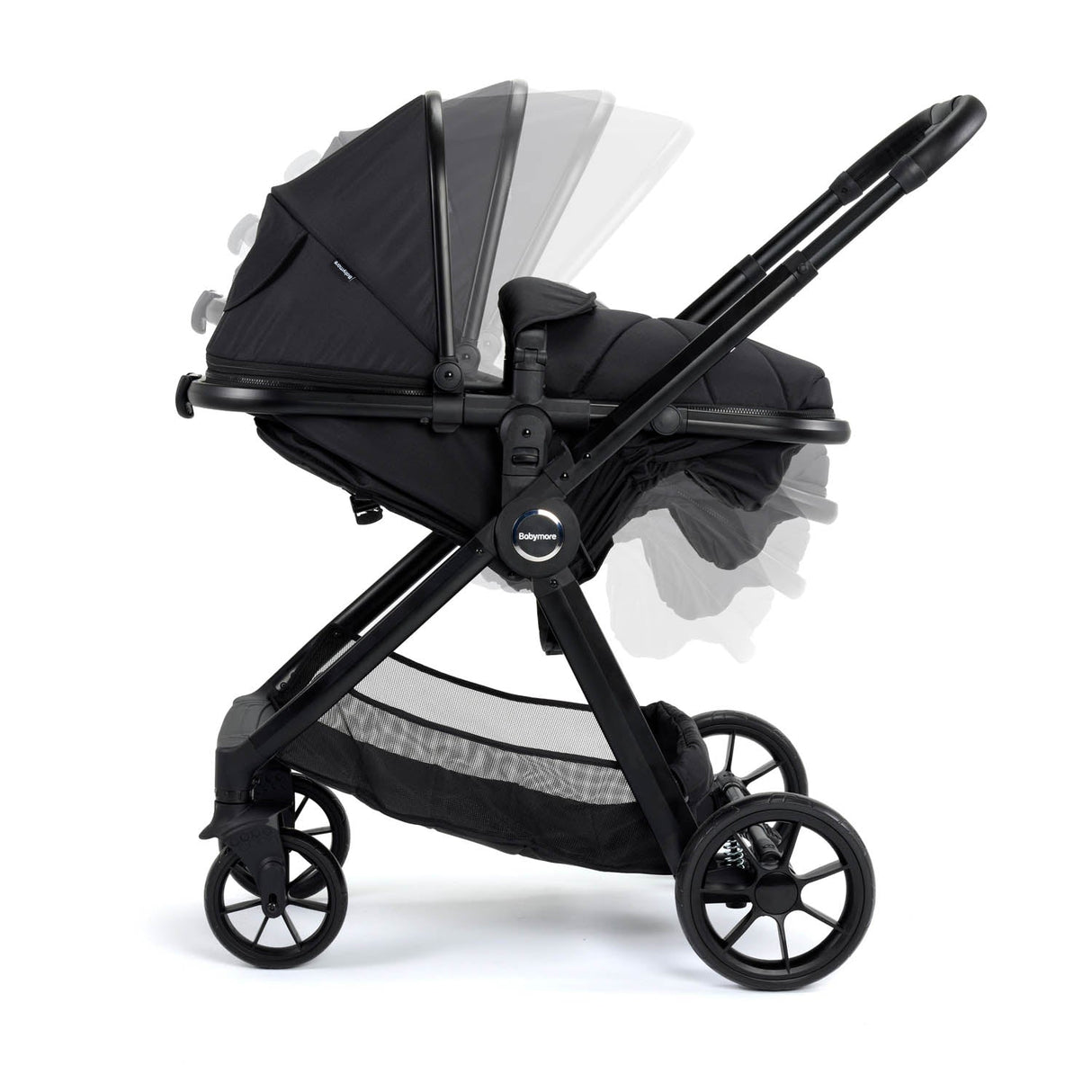 Babymore Mimi Travel System + Coco Car Seat - Black