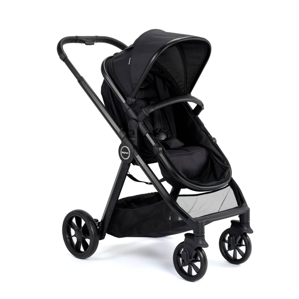 Babymore Mimi Travel System + Coco Car Seat & Base - Black