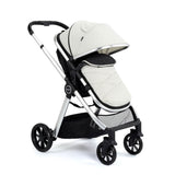 Babymore Mimi Travel System + Coco Car Seat & Base - Silver