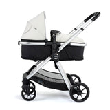Babymore Mimi Travel System + Pecan Car Seat - Silver