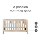 Tutti Bambini Modena 3 Piece Room Set - Oak