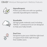 Obaby Moisture Management Mattress -140x70cm