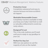 Obaby Moisture Management Mattress -140x70cm