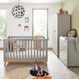 Babymore Mona 3 Piece Universal Room Set - Grey