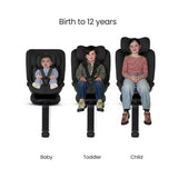 Silver Cross Motion 3 All Size 360 Car Seat - Iconic Black