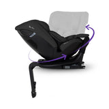 Silver Cross Motion 3 All Size 360 Car Seat - Iconic Black