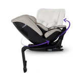 Silver Cross Motion 3 All Size 360 Car Seat - Natural Taupe